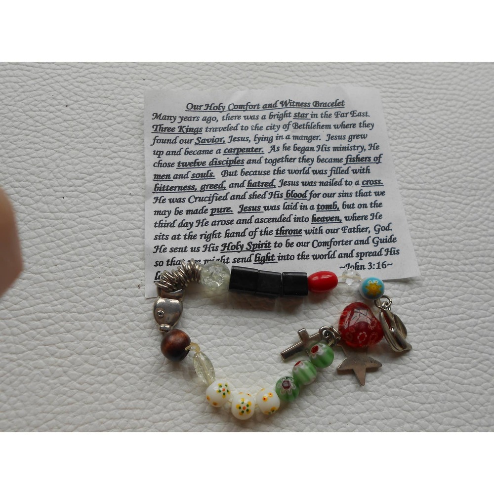 holy comfort and witness bracelet
